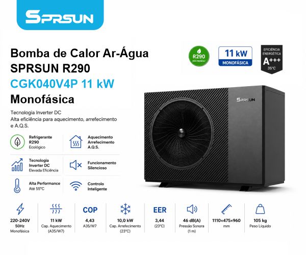 Bomba de Calor SPRSUN Monofásica