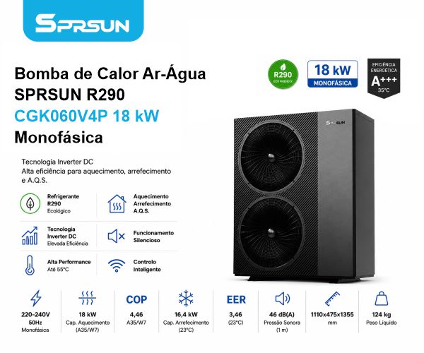 Bomba de Calor SPRSUN Monofásica